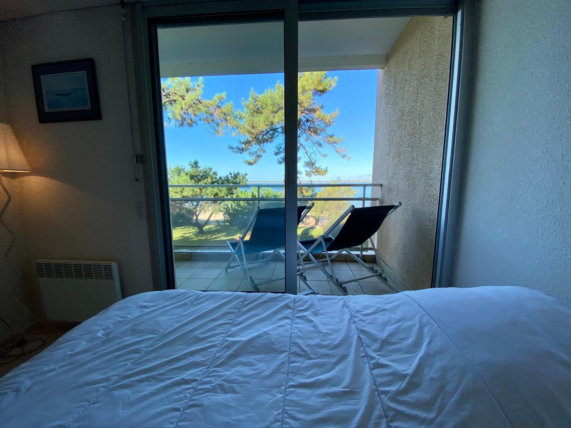 C2111 Appartement Vue Mer Terrasse, Parking アルカション エクステリア 写真