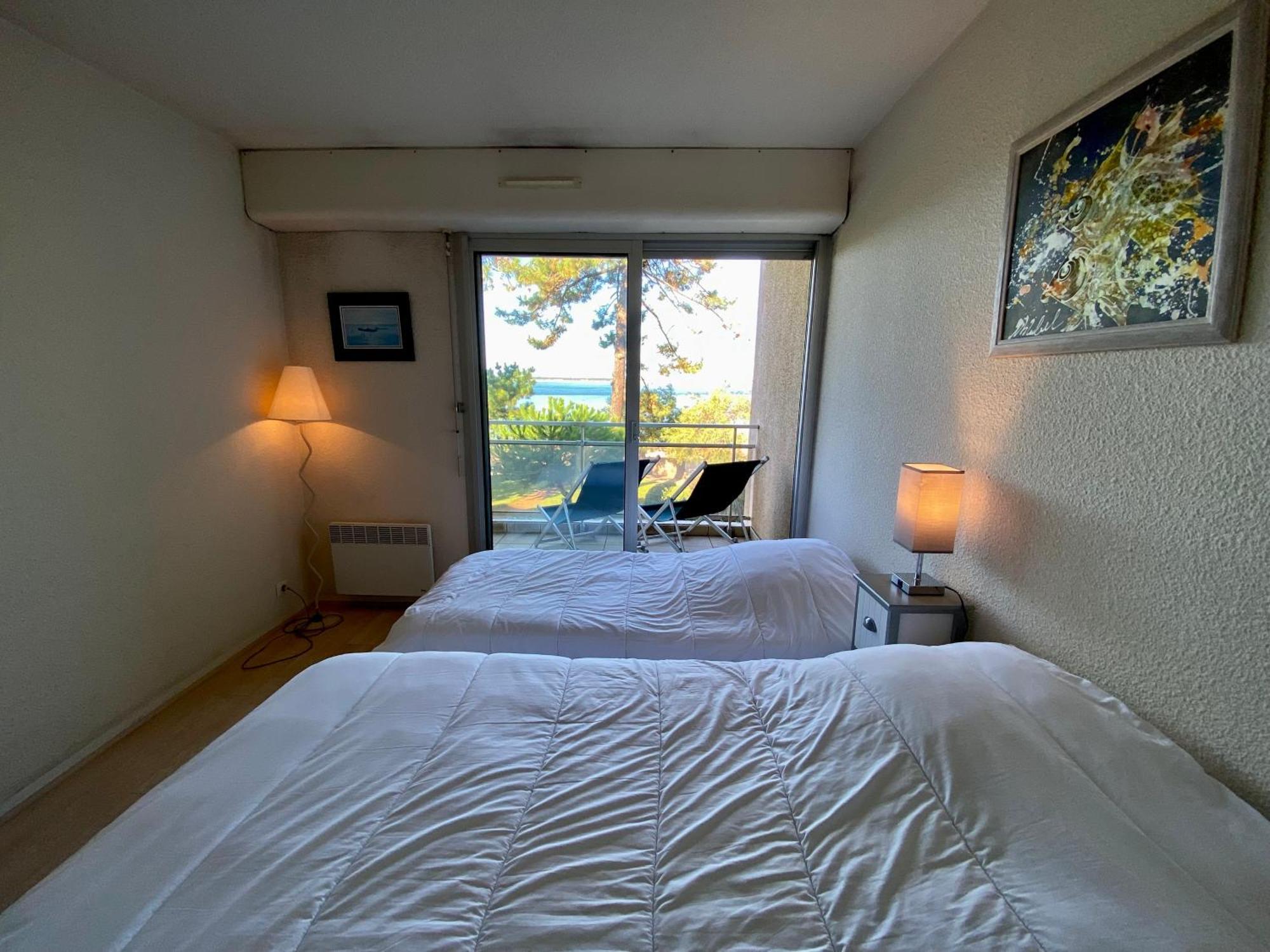 C2111 Appartement Vue Mer Terrasse, Parking アルカション エクステリア 写真