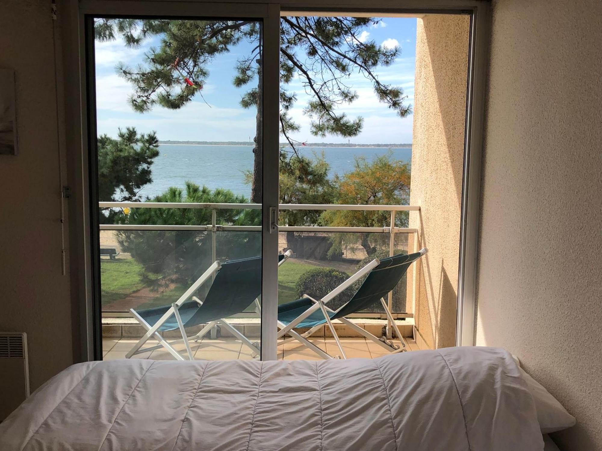 C2111 Appartement Vue Mer Terrasse, Parking アルカション エクステリア 写真